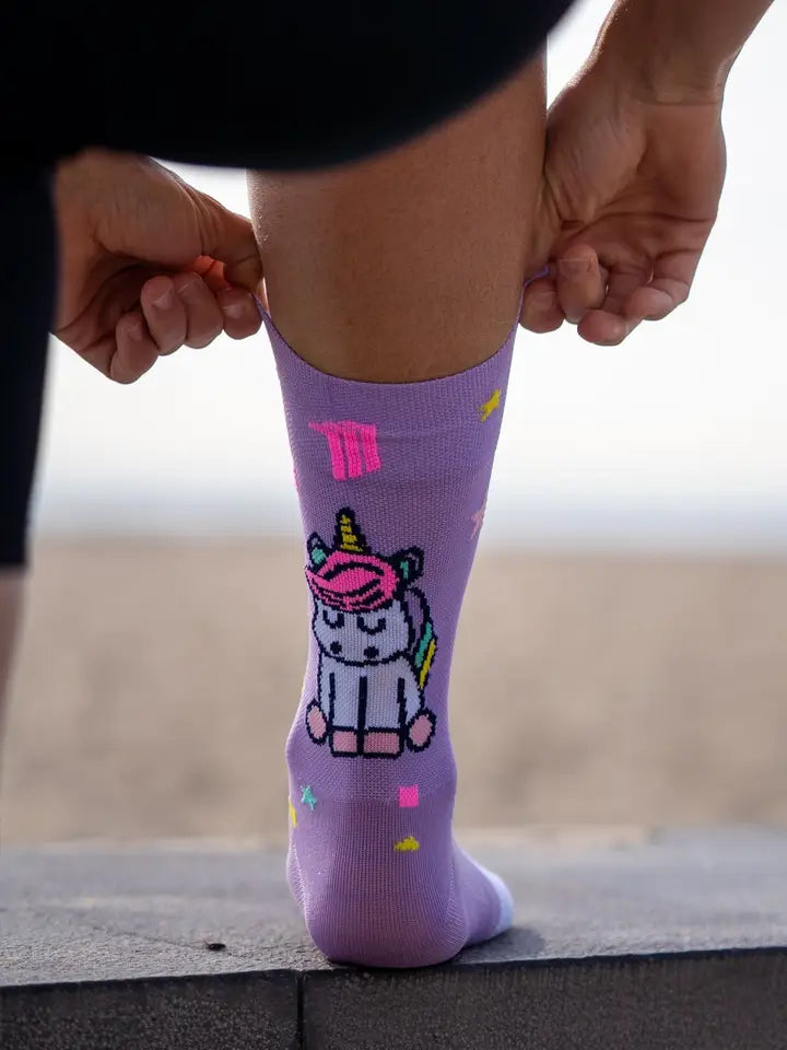 STAY MAGIC PURPLE - SOCK RUNNING