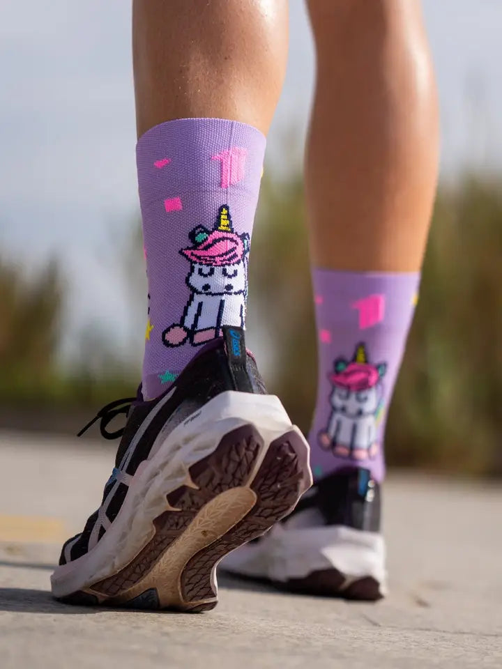 STAY MAGIC PURPLE - SOCK RUNNING
