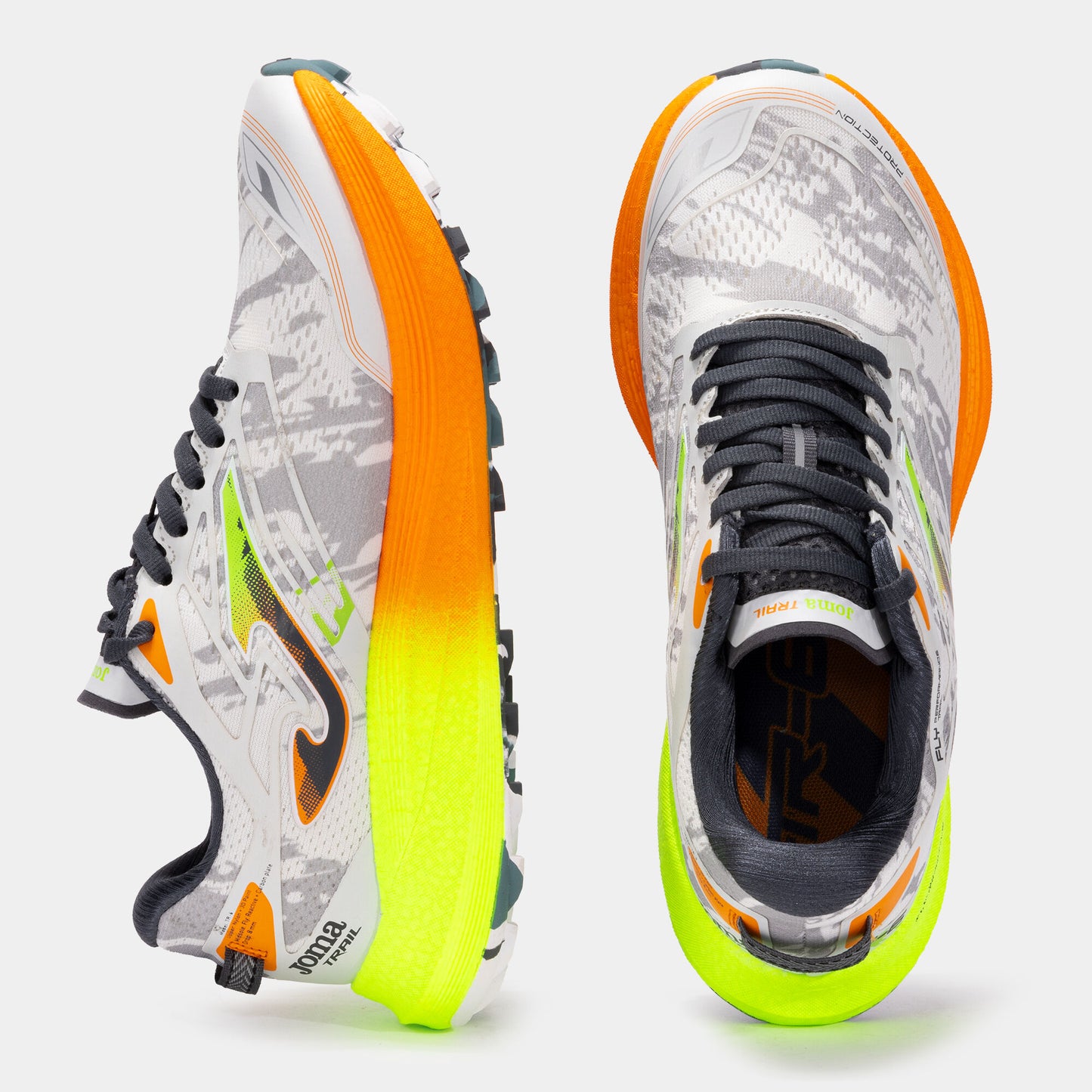 Trail Shoes TR-6 24 Unisex White Orange