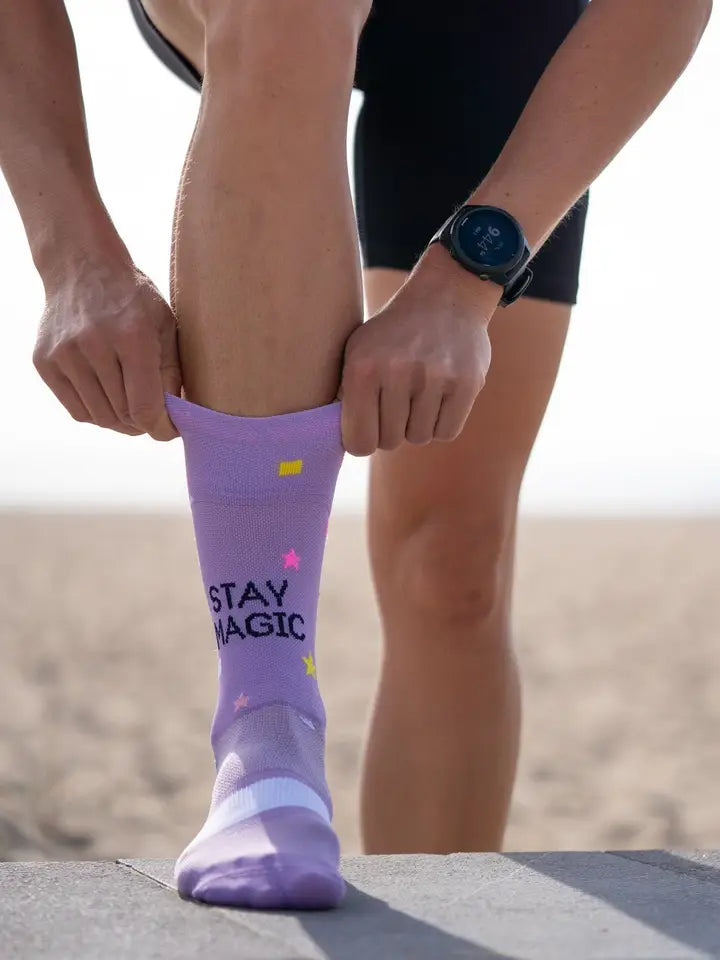 STAY MAGIC PURPLE - SOCK RUNNING