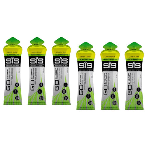 LEMON & MINT (PACK OF 6 ) GO Energy + Electrolyte Gel