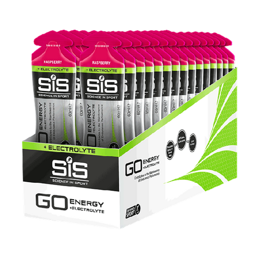 RASPBERRY  30 pack GO Energy + Electrolyte Gel