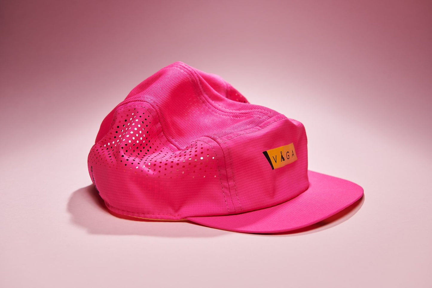 FEATHER RACING CAP Bright Pink / Sunbeam Orange